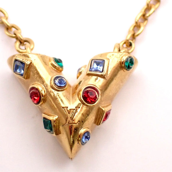 Louis Vuitton Essential V Necklace Metal