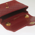 Chanel Vintage Square Chain Handle Flap Bag Quilted Lambskin Mini - image 14