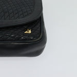 Bally Vintage Chain Shoulder Bag Quilted Leather - image 8