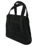 Salvatore Ferragamo Gancini handbag Suede - image 4