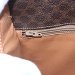 Celine Vintage Macadam Circle Logo Shoulder Bag Canvas and Leather - image 18
