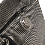 Christian Dior Vintage Lady Dior Bag Houndstooth Canvas Medium - image 10