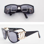 Chanel Logo CC Sunglasses Plastic - image 8