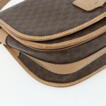 Celine Vintage Macadam Shoulder Bag Canvas and Leather - image 9