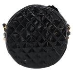 Chanel Vintage Camellia Round Evening Bag Lambskin and Satin - image 2