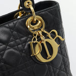 Christian Dior Vintage Lady Dior Bag Cannage Quilt Lambskin Medium - image 13