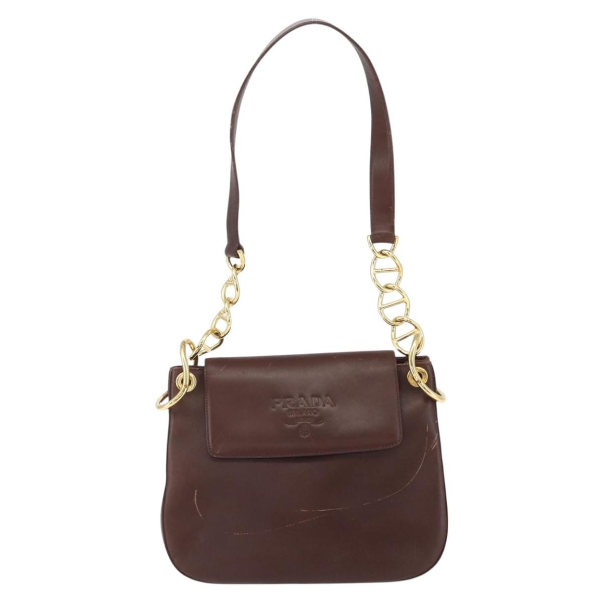 Prada Vintage Shoulder Bag Leather - image 1
