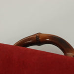Gucci Vintage Bamboo Backpack Suede Small - image 18