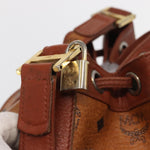 MCM Visetos Shoulder bag Canvas and Leather - image 13
