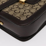 Celine Vintage Horse Carriage C Macadam Shoulder Bag Canvas and Leather - image 8