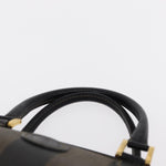 Fendi Vintage Pequin Convertible Boston Bag Coated Canvas Small - image 17
