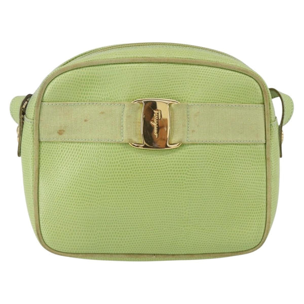 Salvatore Ferragamo Vara Bow camera Shoulder Bag Leather - image 1