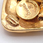 Chanel Vintage CC Diamond Shape Clips-On Earrings Gold-Plated - image 12