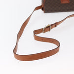 Celine Vintage Macadam Shoulder Bag Canvas and Leather - image 8