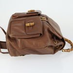 Gucci Vintage Bamboo Backpack Leather - image 3