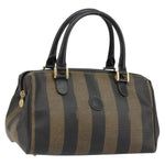 Fendi Vintage Pequin Boston Bag Coated Canvas Medium - image 17