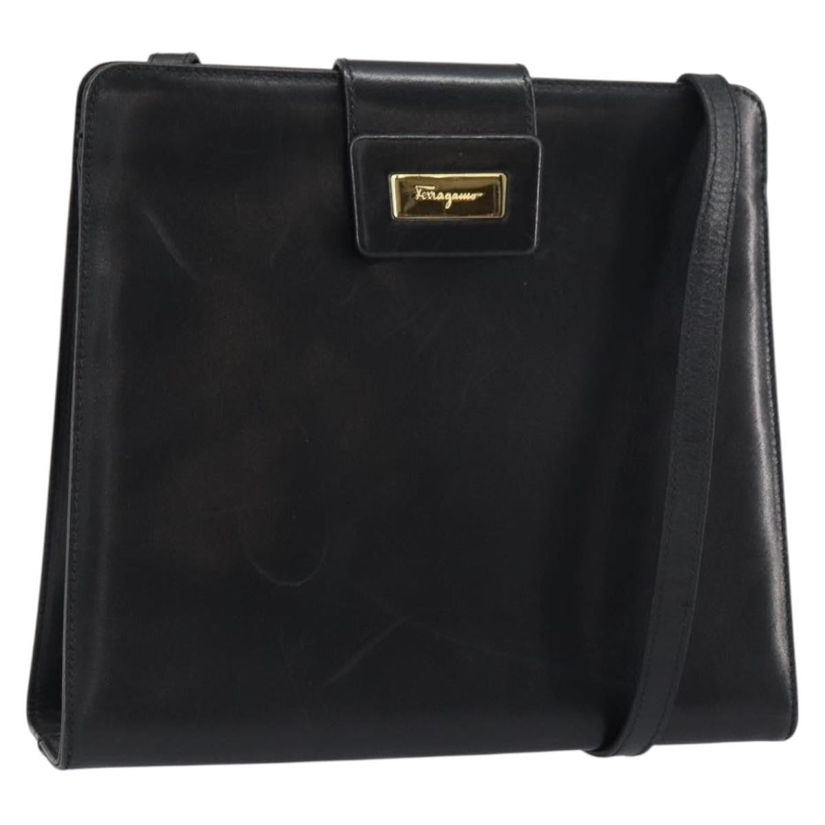 Salvatore Ferragamo Vintage Shoulder Bag Leather - image 1