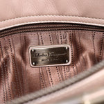 Salvatore Ferragamo Gancini handbag Leather - image 6