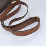Celine Vintage Macadam Circle Logo Shoulder Bag Canvas and Leather - image 7