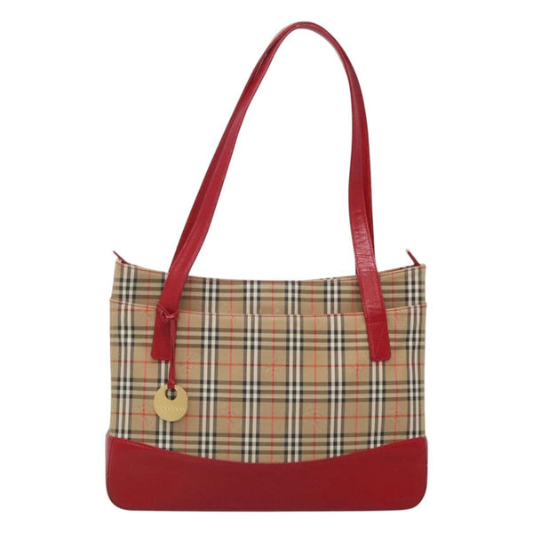 Burberry Nova Check Tote Canvas and Leather - image 1