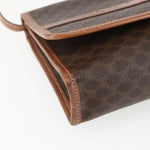 Celine Vintage Macadam Shoulder Bag Canvas and Leather - image 8