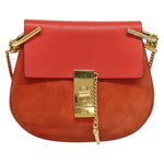 Chloe Drew Crossbody Bag Leather and Suede Small - image 1