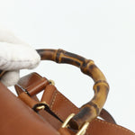 Gucci Vintage Bamboo Backpack Leather - image 15