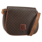 Celine Vintage Macadam Shoulder Bag Canvas and Leather - image 1