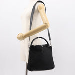 Gucci Vintage Bamboo Handle Bag Nylon - image 13