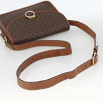 Celine Vintage Macadam Shoulder Bag Canvas and Leather - image 8