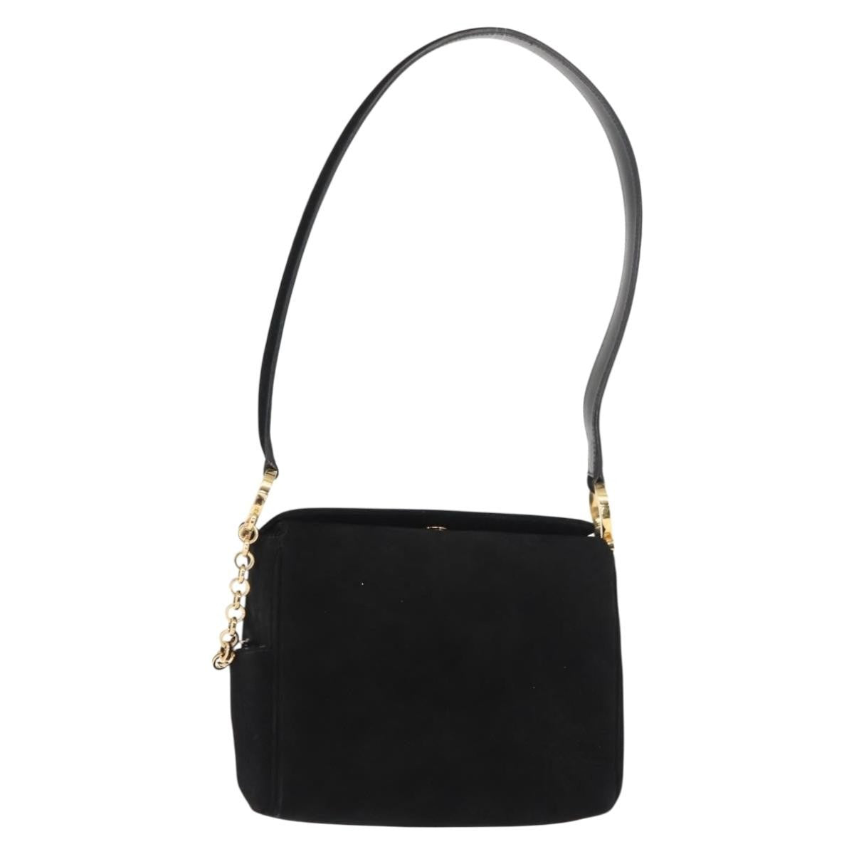 Salvatore Ferragamo Gancini Shoulder Bag Suede - image 1