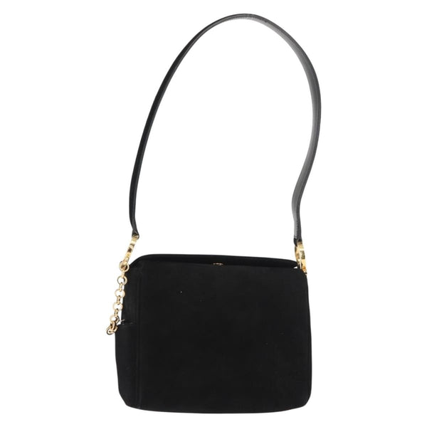 Salvatore Ferragamo Gancini Shoulder Bag Suede - image 1