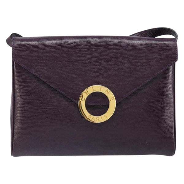 Celine Circle Logo Shoulder Bag Leather - image 1