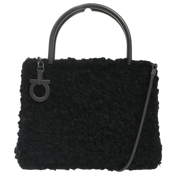 Salvatore Ferragamo Gancini handbag Wool - image 1