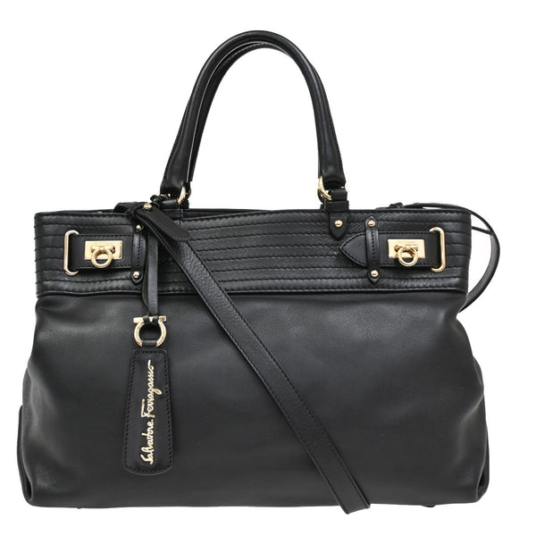Salvatore Ferragamo Gancini Tote Leather - image 1