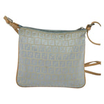 Fendi Vintage Flat Crossbody Bag Zucchino Canvas Mini - image 2