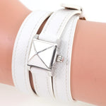 Hermes Medor Rock Quartz Watch Lacquered Steel and Leather 16 - image 1