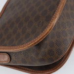 Celine Vintage Macadam Shoulder Bag Canvas and Leather - image 12