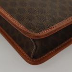 Celine Vintage Macadam Shoulder Bag Canvas and Leather - image 12