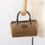 Christian Dior Vintage CD Trotter Handbag Canvas - image 12