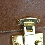 Gucci Vintage Lady Lock Top Handle Bag Leather Medium - image 10