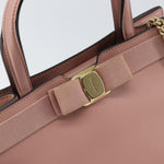 Salvatore Ferragamo Vara Bow Top Handle Convertible Tote Leather Medium - image 13
