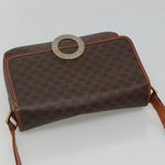 Celine Vintage Macadam Shoulder Bag Canvas and Leather - image 16