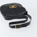 Salvatore Ferragamo Gancini Shoulder Bag Leather - image 7