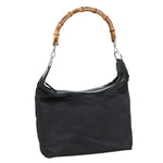 Gucci Vintage Bamboo Handle Bag Nylon - image 1