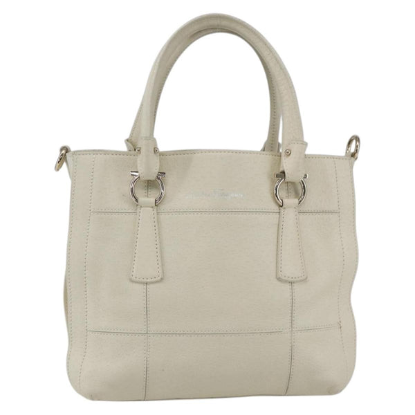 Salvatore Ferragamo Gancini handbag Leather - image 1
