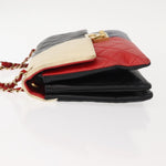 Chanel CC Clasp Chain Flap Bag Multicolor Quilted Lambskin Medium - image 4