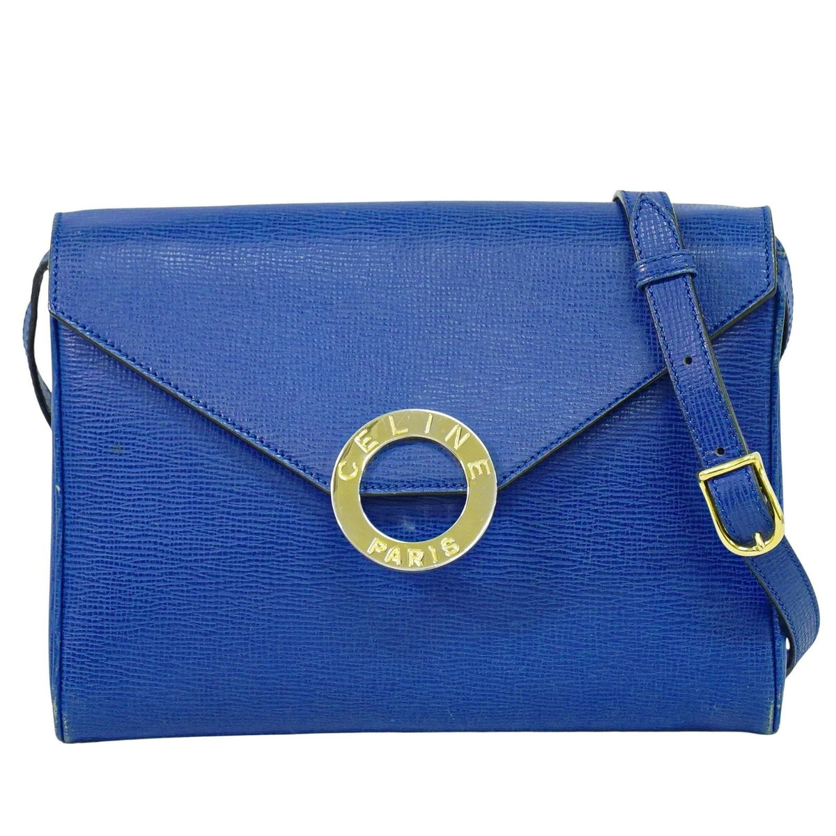 Celine Circle Logo Shoulder Bag Leather - image 1