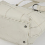Chanel Square Stitch Tote Quilted Leather Medium - image 14