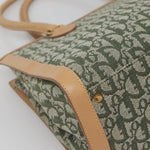 Christian Dior Vintage Trotter Double Pocket Tote Diorissimo Canvas Large - image 10